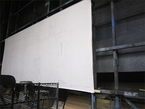 Painting frame for Fela!