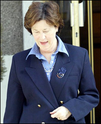 A embaixadora americana na Síria, Margaret Scobey, pouco antes de deixar o país