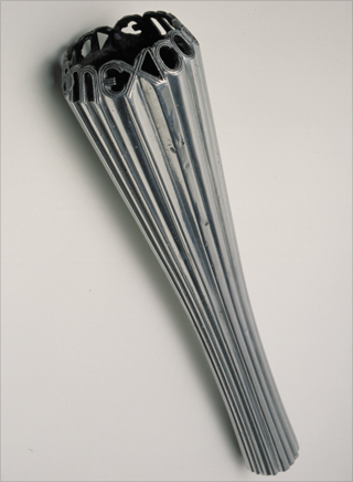 Photo: The torch design for the 1968 Summer Olympic Games