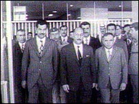 صدام حسین، جنرل البکر کے ساتھ