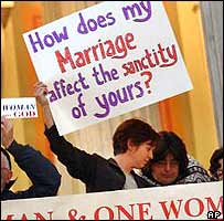 ہم جنس شادیوں پر امریکہ میں شدید بحث جاری ہے