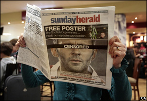 Portada del Sunday Herald