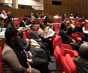 Meeting in Lewisham Town Hall