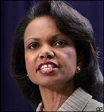 کاندوليزا رايس، وزير خارجه آمريکا