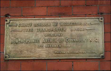 Original plaque opened in 1911