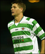 Steven Gerrard shows his respect for TNS