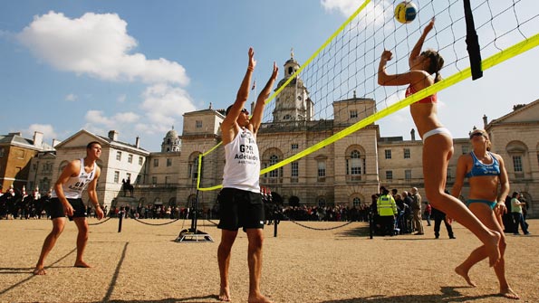 Beach volleyball will be played at Horse Guards at London 2012