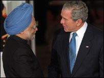 بُش اور منموہن سنگھ