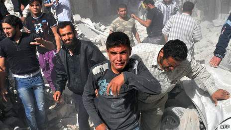 Hiện trường vụ đánh bom ở Lebanon