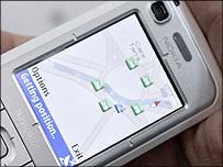 mobile phone with GPS tracker