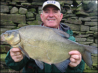 Martin James with a bream