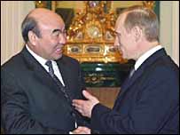 پوتين و آقايف - آرشيو