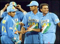 राहुल द्रविड़ और सहवाग