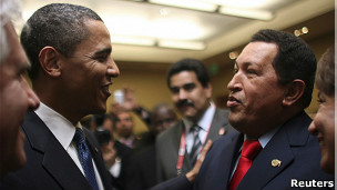 چاوز و اوباما