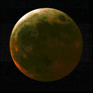 عکس ماه گرفتگی از گوين کلارک