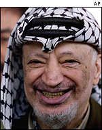 Palestinský vůdce Jásir Arafat