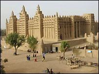 13th century Djenne mosque in Mali