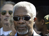 کوفی عنان در سريلانکا