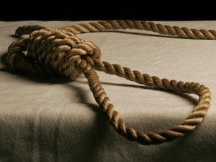 Noose draped on a table (Image credit Joseph Pickard/iStockphoto) Noose draped on a table (Image credit Joseph Pickard/iStockphoto)