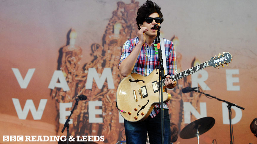 Vampire Weekend perform at Reading and Leeds Festival 2009