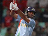 Yuvraj Singh blasts his way to six sixes in an over