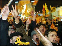 Muhalefet yanlılarının Kiev'de gösterileri