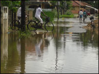 Floods in northern Sri Lanka (file photo)