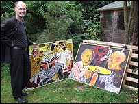 Pete with 'John and Ken'