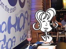 ALice in a restaurant