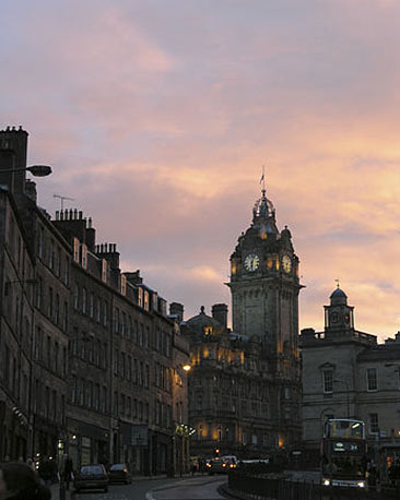Edinburgh at dusk