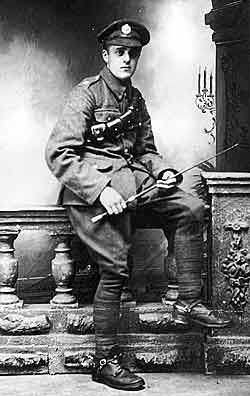 Joe Peake in the uniform of the Royal Engineers (Courtesy of Harold Gordon)