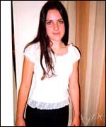 Claire trying on clothes