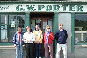 G E W Porter's shop at Jerrettspass