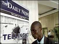 Jornalista do jornal "The Daily News"