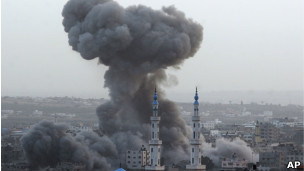 Explosão em Gaza neste sábado