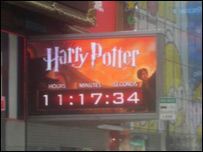 A clock in Times Square, New York