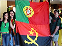 Football fans in Cologne