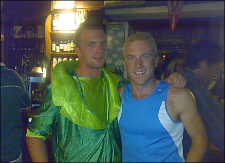 Irish fan and Tom Fordyce