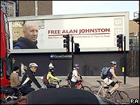 Alan Johnston için sürdürülen kampanya