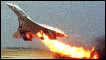 Concorde em chamas