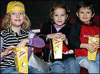 Esther, Saskia and William.