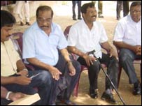 Balasingham with LTTE leaders