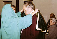 Enillydd y gadair, T Graham Williams.