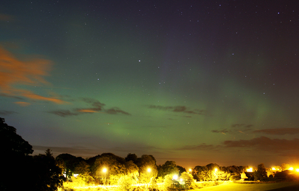 auroral display Scotland