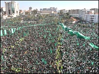 راهپیمایی در شهر غزه