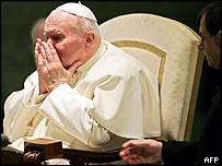 O Papa João Paulo 2º