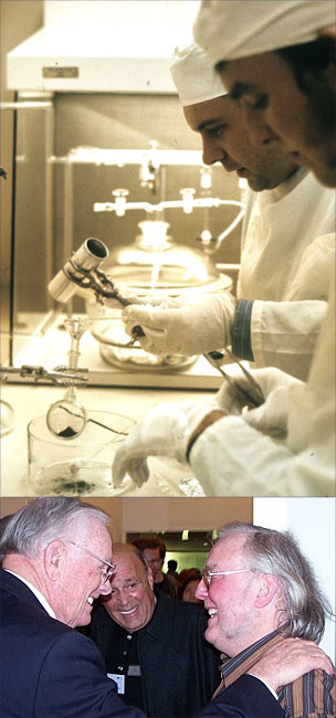 Testing lunar samples