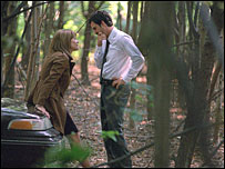 Meg Ryan e Mark Ruffalo, em cena de 'Em Carne Viva'