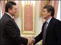 Янукович і Ющенко