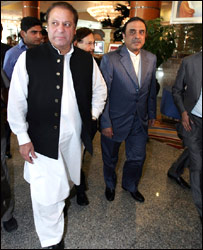 नवाज़ शरीफ़ और आसिफ़ अली ज़रदारी